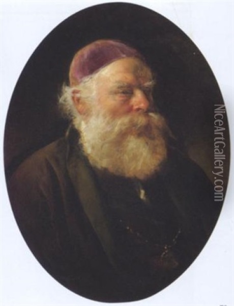 Bildnis Christoph Heinrich Bialo-blolcky Oil Painting - Friedrich von Amerling