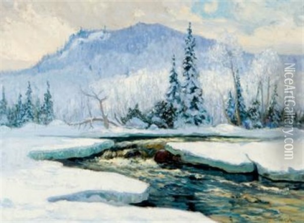 The North River At St. Margaret's Oil Painting - Maurice Galbraith Cullen