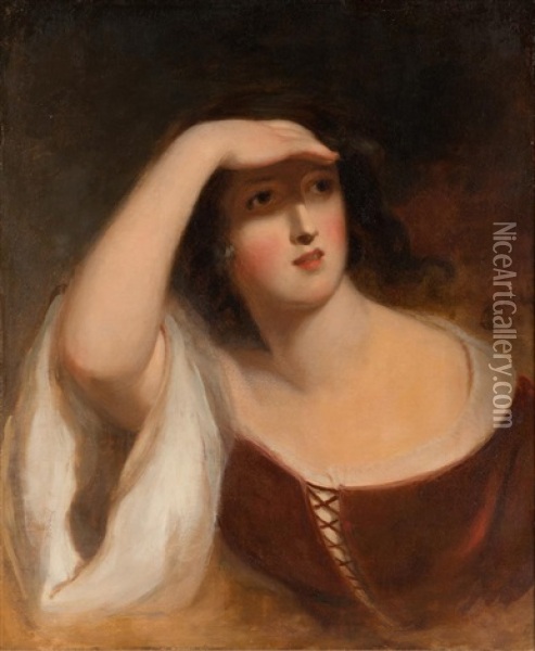 Expectations Oil Painting - Thomas Sully