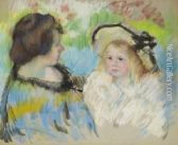 Mere Et Enfant Oil Painting - Mary Cassatt