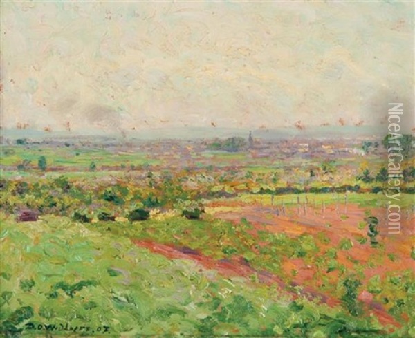 Spring In The Fields Oil Painting - David Osipovich Widhopff