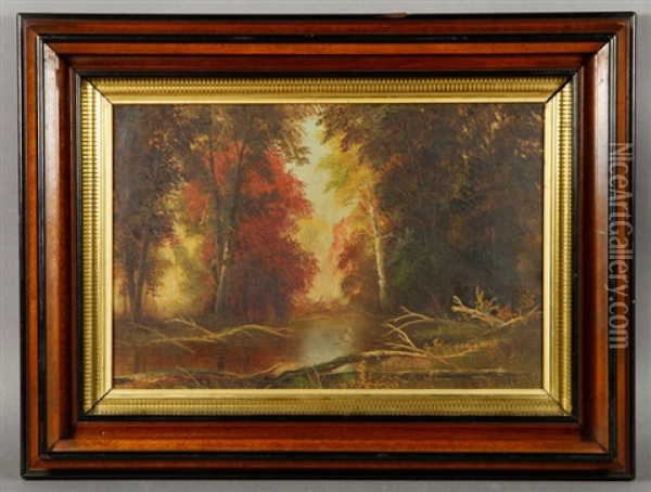 Fall Landscape Oil Painting - Daniel Charles Grose