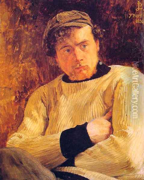 Portrait de Jean-Pierre Laurens (Portrait of Jean-Pierre Laurens) Oil Painting - Jean-Paul Laurens