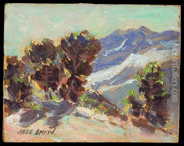 Sierra Trees Oil Painting - Jack Wilkinson Smith