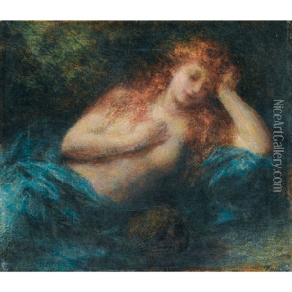 Madeleine Oil Painting - Henri Fantin-Latour