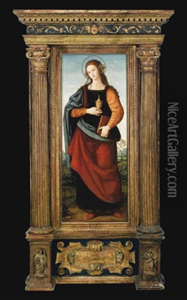 Maddalena Oil Painting - Girolamo di Benvenuto del Guasta