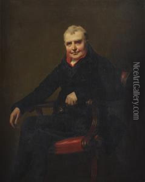 3/4 Length Portrait Of James Douglas Oil Painting - Sir Henry Raeburn