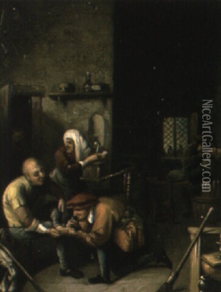 The Surgery Oil Painting - Adriaen Jansz van Ostade