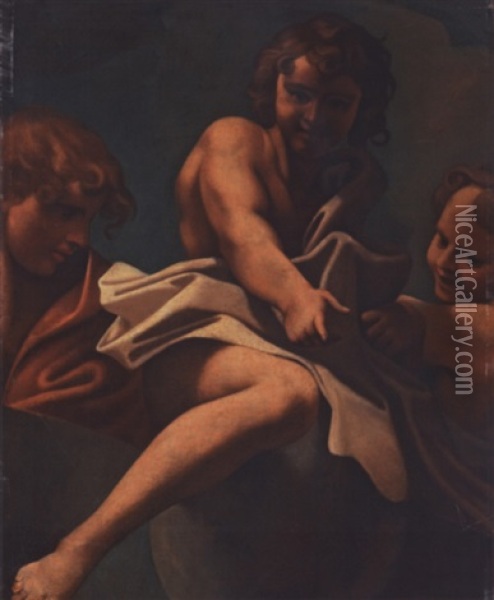 Trois Cherubins Oil Painting - Bartolomeo Schedoni