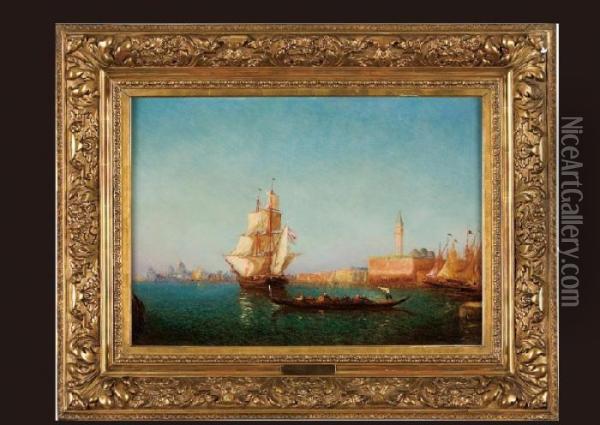 Landscape Of Venice Oil Painting - Felix Ziem