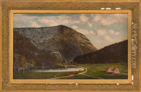 The Crawford Notch Oil Painting - Frank Henry Shapleigh