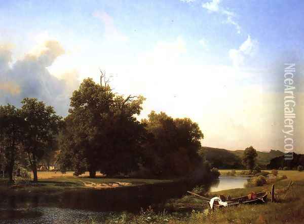 Westphalia Oil Painting - Albert Bierstadt