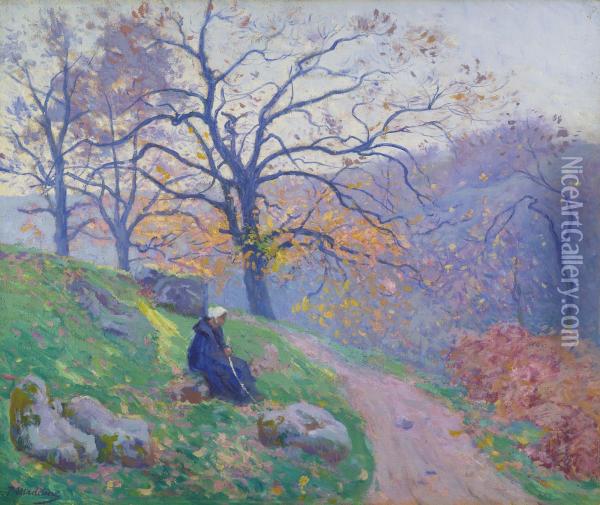 Sur Le Chemin Du Diben Oil Painting - Paul Madeline
