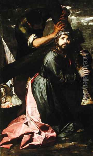 Christ Bearing the Cross (Via Dolorosa) Oil Painting - Alonso Cano