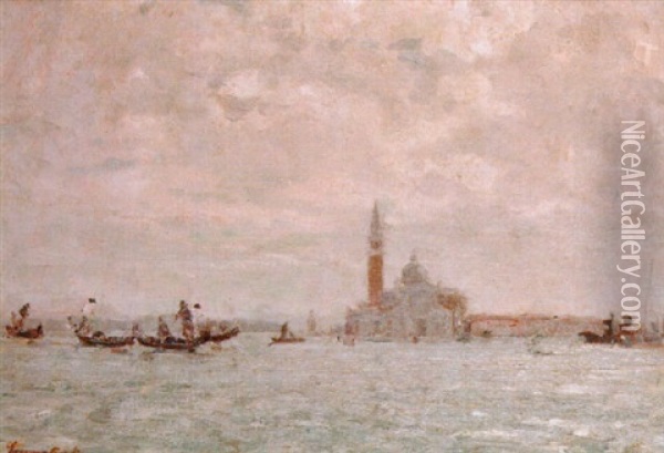 Meriggio Afoso, Venezia Oil Painting - Emma Ciardi
