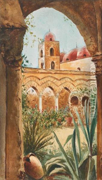 Derriere La Mosquee Oil Painting - Edwin Lord Weeks
