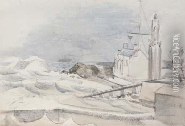 Swanage Oil Painting - Paul Nash