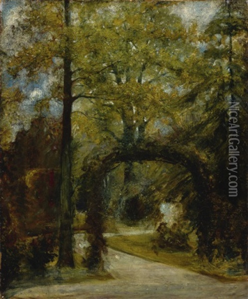 Parkfield Place, Near Ipswich Oil Painting - John Constable