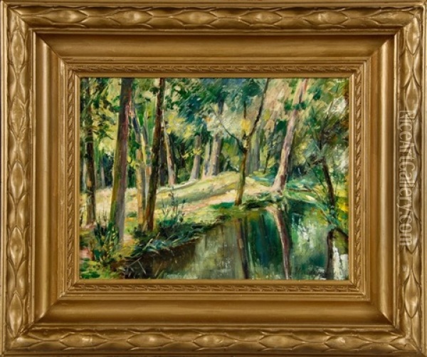 Paysage Forestier Oil Painting - Andrej Nikolajevich Schilder