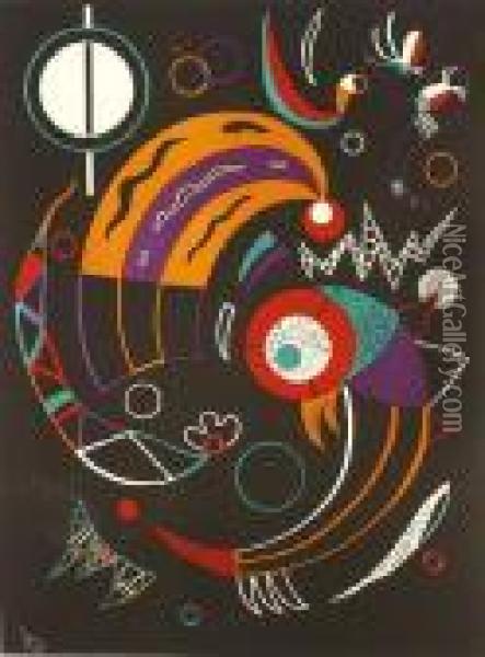Abstraktion Oil Painting - Wassily Kandinsky