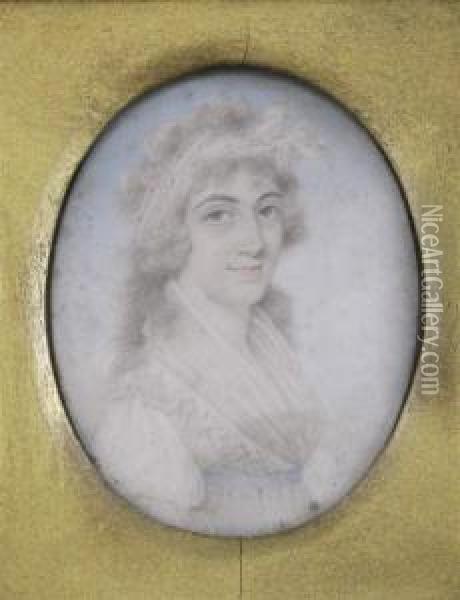 Miniature Of Anne Wilson, Wife Of John Wilson Of Melton Hill House, Brough, Yorks Oil Painting - Nathaniel Plimer
