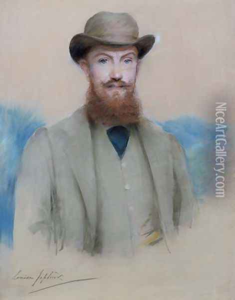 Portrait of George Bernard Shaw 1856-1950 as a Young Man Oil Painting - Louise Jopling
