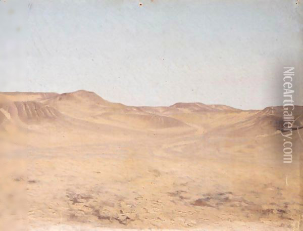 Wadi (Dry River Bed) Oil Painting - Jean-Leon Gerome