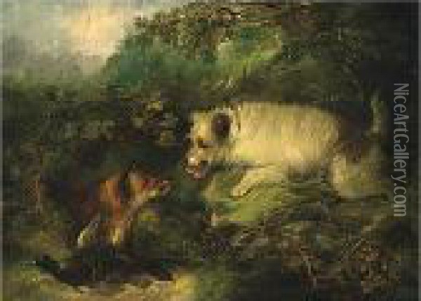 The Pheasant Hunt Oil Painting - George Armfield