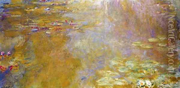 The Water-Lily Pond6 1917-1919 Oil Painting - Claude Oscar Monet