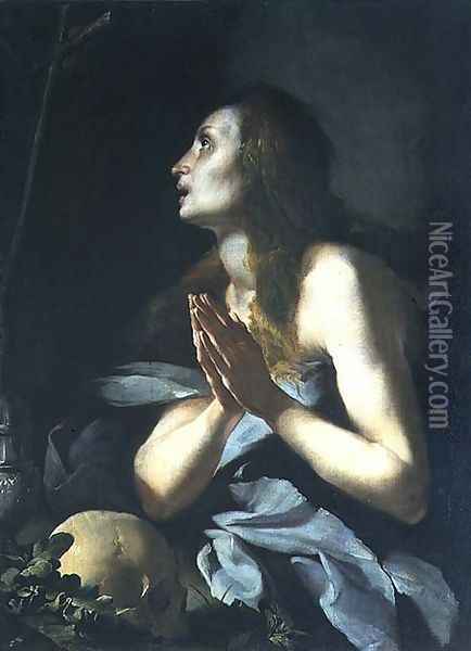 The Magdalene, 1617-18 Oil Painting - Bernardo Strozzi