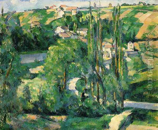 La Cote Du Galet At Pontoise Oil Painting - Paul Cezanne
