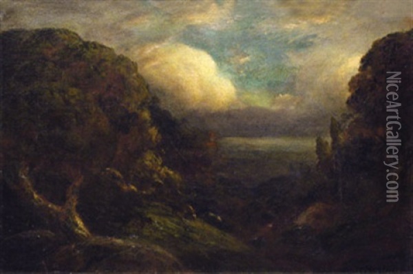 Mount Tamalpais Oil Painting - Jules R. Mersfelder
