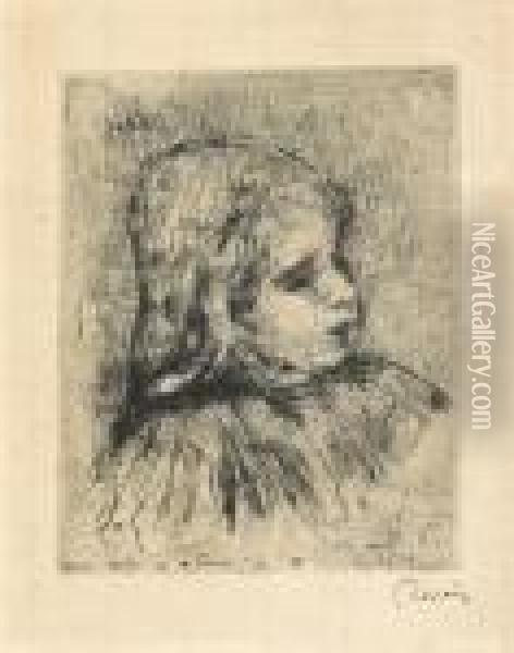 Claude Renoir Oil Painting - Pierre Auguste Renoir