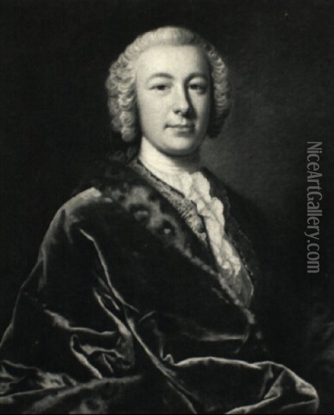 Portrait Of James Fitzgerald, Earl Of Kildare And 1st Duke  Of Leinster Oil Painting - Jean-Baptiste van Loo