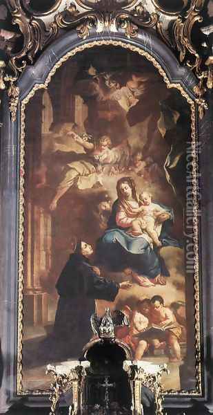 Appearance of the Virgin to St Anthony 1771 Oil Painting - Johann Lucas Kracker