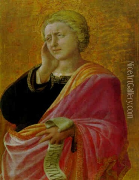 Saint John The Evangelist Oil Painting - Filippo Lippi