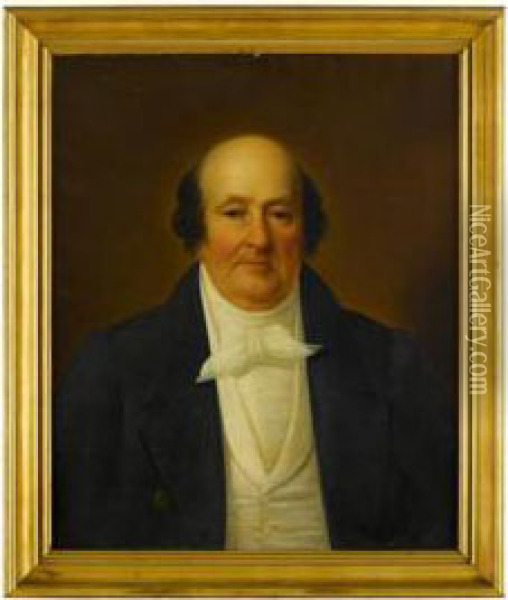 Portrait Of Robert Morris Shields Oil Painting - Jared Bradley Flagg