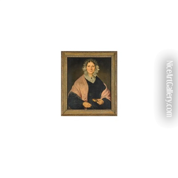 Portrait Of Margaret Todd Davis, Wife Of James Davis, First Mayor Of
Lexington, Ky Oil Painting - Matthew Harris Jouett