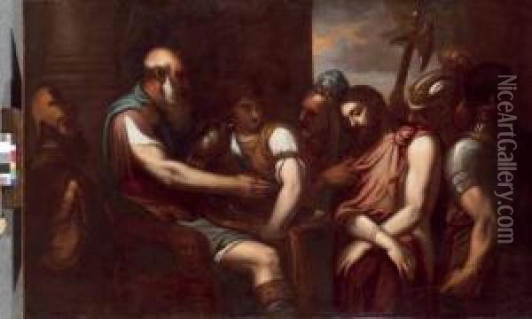 Cristo Davanti A Pilato Oil Painting - (Alessandro) Padovanino (Varotari)