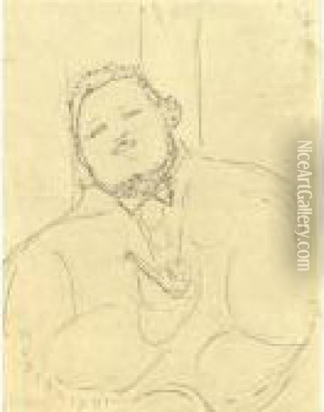 Portrait De Diego Rivera Oil Painting - Amedeo Modigliani