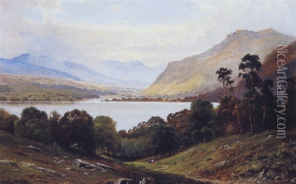 Head Of Loch Tay Oil Painting - James Haughton Forrest