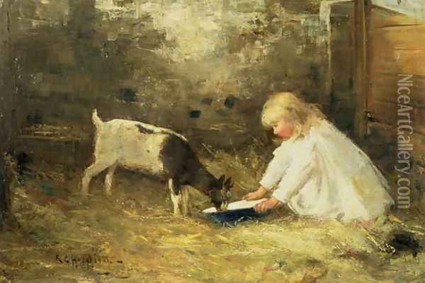 The Kid Oil Painting - Robert Gemmell Hutchison