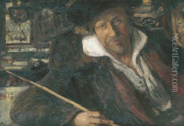 Self-portrait Oil Painting - Ilya Repin