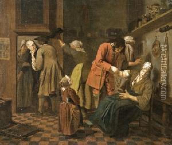 Doktornal Oil Painting - Jan Josef, the Elder Horemans