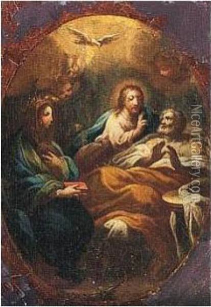 The Death Of Saint Joseph Oil Painting - Corrado Giaquinto