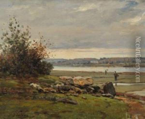 Paysage Breton Oil Painting - Francois-Marie Plateau