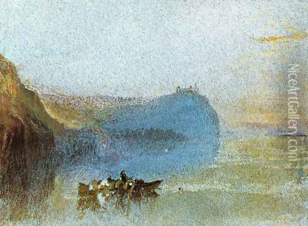 Scene on the Loire Oil Painting - Joseph Mallord William Turner