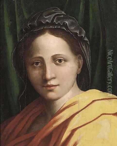 The Madonna Oil Painting - Andrea Del Sarto