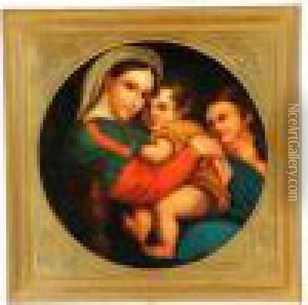 Madonna Oil Painting - Raphael (Raffaello Sanzio of Urbino)