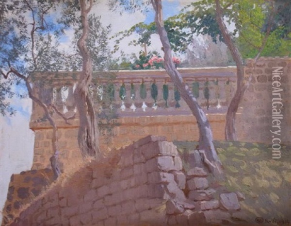 Taras W Sorrento Oil Painting - Edward Okun